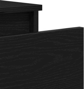 vidaXL Komoda, czarny dąb, 60x35x98,5 cm, materiał drewnopochodny 9