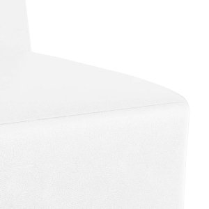 vidaXL Sofa Fotel Biały 55 cm Skóra ekologiczna 7