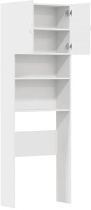 vidaXL Szafka pod pralkę Biała 64x24x190 cm Drewno klejone 6