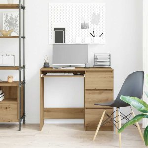 Biurko vidaXL Dąb Artisan 90 cm x 45 cm 4