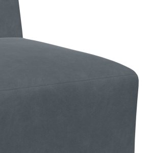 vidaXL Sofa Fotel Ciemnoszary 55 cm Aksamit 7