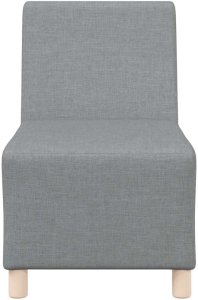 vidaXL Sofa Fotel Jasnoszary 55 cm Tkanina 4