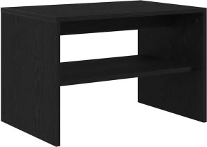 vidaXL Szafka RTV Czarny Dąb 60x40x40 cm Drewno klejone 2