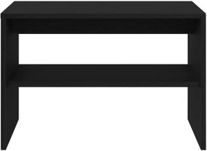 vidaXL Szafka RTV Czarny Dąb 60x40x40 cm Drewno klejone 5