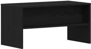 vidaXL Szafka RTV Czarny Dąb 80x40x40 cm Drewno klejone 7