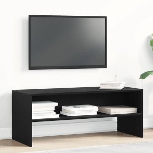 Szafka RTV Czarny Dąb 100x40x40 cm Drewno klejone Lumarko! 1