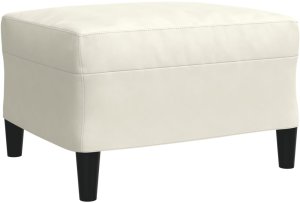 3-częściowy komplet wypoczynkowy, obity aksamitem, kremowa 6