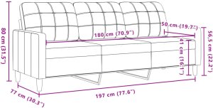 3-częściowy komplet wypoczynkowy, obity aksamitem, kremowa 9