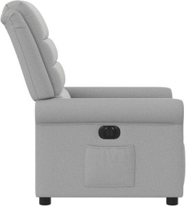 Elektryczny fotel rozkładany Cloud Grey Fabric 6