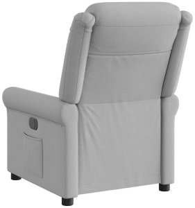 Elektryczny fotel rozkładany Cloud Grey Fabric 7