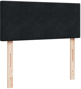 vidaXL Rama łóżka otomana z materacem, czarna, 120x200 cm, aksamit 11