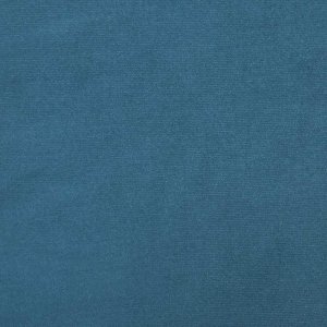 Łóżko kontynentalne z materacem, niebieskie, aksamit, 80x220 cm 11