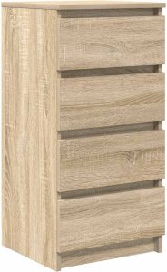 Stolarnia Komoda Sonoma Oak 37,5x35x76 cm Drewno klejone 2