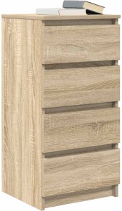 Stolarnia Komoda Sonoma Oak 37,5x35x76 cm Drewno klejone 4