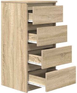 Stolarnia Komoda Sonoma Oak 37,5x35x76 cm Drewno klejone 5