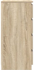 Stolarnia Komoda Sonoma Oak 37,5x35x76 cm Drewno klejone 7