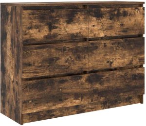 Stolarnia Komoda, przydymiony dąb, 100x35x76 cm, materiał drewnopochodny 2