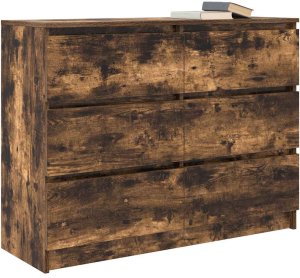 Stolarnia Komoda, przydymiony dąb, 100x35x76 cm, materiał drewnopochodny 4