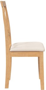 vidaXL Krzesła do jadalni z poduszkami 2 szt. lite drewno guma 6