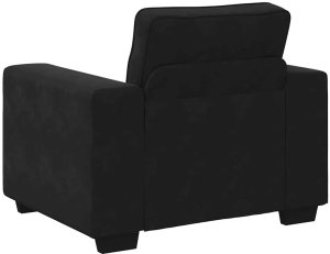 Sofa Fotel Czarny 60 cm Aksamit 6