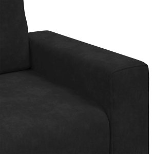 Sofa Fotel Czarny 60 cm Aksamit 7