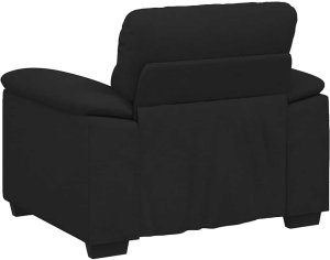 Sofa Fotel Czarny 60 cm Tkanina 6