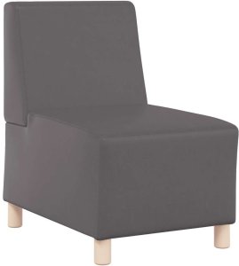 vidaXL Sofa Fotel Szary 55 cm 2