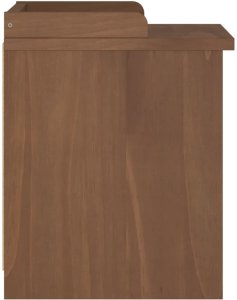 Ławka do przedpokoju "SANDNES" 45x40x50 cm lite drewno sosnowe 6