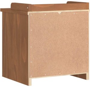 Ławka do przedpokoju "SANDNES" 45x40x50 cm lite drewno sosnowe 7