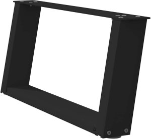 vidaXL Nogi do stolika kawowego, 2 szt., czarne, 70x(30-31) cm, stal 4