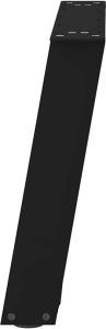 Nogi do stolika kawowego, 2 szt., czarne, 60x(42-43) cm, stal 6