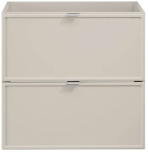 Szafka pod umywalkę nablatową BELLA CASHMERE 60cm kaszmir/dąb artisan - zestaw z blatem 120cm COMAD 8