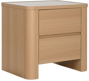 Stolik Nocny Home ESPRIT Naturalny Jasnoszary 56 X 40 X 51 cm 1