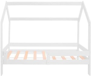 Łóżko domek 160x80 cm drewniane łóżeczko dla dziecka UNIWERSALNY 9