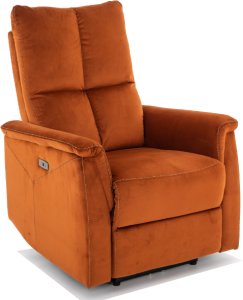 FOTEL ROZKŁADANY NEPTUN VELVET CYNAMONOWY BLUVEL 4215 1