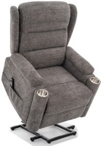 FOTEL ROZKŁADANY MINOS RAVEN (FUNKCJA PIONIZACJI) SZARY 13 6