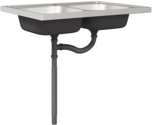 vidaXL Zestaw szafek kuchennych Zestaw 2 Sonoma Oak 5