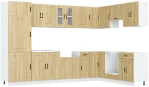 vidaXL Zestaw szafek kuchennych Zestaw 2 Sonoma Oak 6