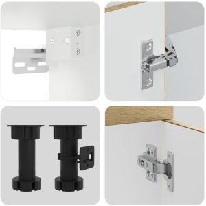 vidaXL Zestaw szafek kuchennych Zestaw 2 Sonoma Oak 8