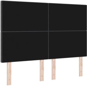 vidaXL Wezgłowie Ciemnoszare Sztruks 144 cm Atrakcyjny design 6