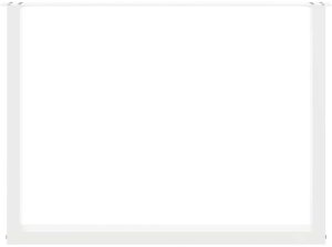 vidaXL Nogi do stolika kawowego, 2 szt., białe, 100x(72-73) cm, stal 5