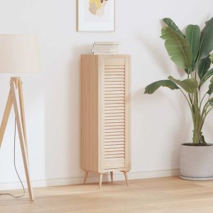 vidaXL Drzwi szafkowe z żaluzją 99x29,5 cm lite drewno sosnowe 3