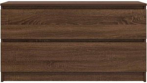 vidaXL Szafka RTV Brązowy Dąb 100x35x54 cm Drewno klejone 6