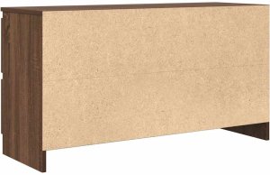 vidaXL Szafka RTV Brązowy Dąb 100x35x54 cm Drewno klejone 8