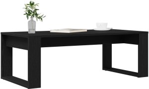 vidaXL Stolik kawowy Czarny dąb 102 x 50 x 35 cm 3