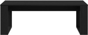 vidaXL Stolik kawowy Czarny dąb 102 x 50 x 35 cm 6
