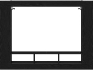 vidaXL Szafka RTV Czarny dąb Drewno, Metal Średnia 5