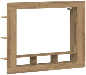 vidaXL Stolik RTV Dąb rzemieślniczy Płyta wiórowa Standard Półki 2