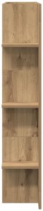 vidaXL Stolik RTV Dąb rzemieślniczy Płyta wiórowa Standard Półki 6