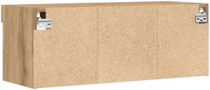 vidaXL Szafka RTV Wykończenie rzemieślnicze Płyta wiórowa Średnia 9